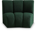 Infinity Boucle Fabric Modular Chair - Luxurious Deep Channel Tufting for Contemporary Living Spaces