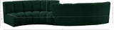 Infinity Boucle Fabric Modular Sectional Sofa with Deep Channel Tufting for Modern Living Spaces