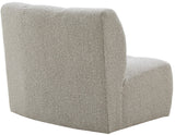 Infinity Boucle Fabric Modular Chair - Luxurious Deep Channel Tufting for Contemporary Living Spaces