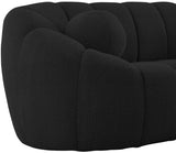 Elijah Contemporary Loveseat with Deep Channel Tufting and Accent Pillow for Ultimate Comfort