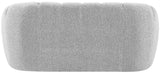Elijah Contemporary Loveseat with Deep Channel Tufting and Accent Pillow for Ultimate Comfort