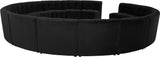 Limitless Modular Sectional Sofa Set - 15 Piece Contemporary Design with Button Tufting Elegance