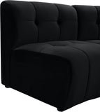 Limitless Modular Sectional Loveseat with Upscale Tufting and Contemporary Design for Ultimate Comfort