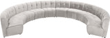 Limitless 10-Piece Modular Sectional Sofa - Contemporary Design with Soft Upholstery & Tufting