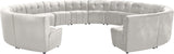 Limitless Contemporary 14-Piece Modular Sectional Sofa with Deep Tufting for Ultimate Comfort