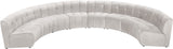 Limitless 8-Piece Modular Sectional Sofa with Contemporary Design and Luxurious Soft Touch Upholstery