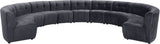 Limitless 11-Piece Modular Sectional Sofa - Contemporary Comfort with Upscale Tufted Design