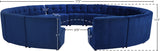 Limitless Modular Sectional Sofa Set - 15 Piece Contemporary Design with Button Tufting Elegance