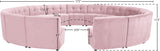 Limitless Modular Sectional Sofa Set - 15 Piece Contemporary Design with Button Tufting Elegance