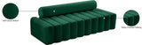 Melody Contemporary Sofa with Deep Channel Tufting - Chic Velvet Design for Modern Spaces