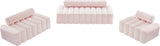 Melody Contemporary Sofa with Deep Channel Tufting - Chic Velvet Design for Modern Spaces
