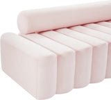 Melody Contemporary Sofa with Deep Channel Tufting - Chic Velvet Design for Modern Spaces