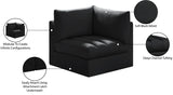 Jacob Modular Corner Chair - Luxurious Velvet Upholstery, Deep Channel Tufting, Contemporary Design
