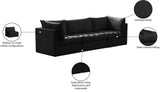 Jacob Velvet Modular Sofa - Luxurious Contemporary Seating with Deep Channel Tufting & Easy Attachment