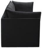 Jacob Velvet Modular Sofa - Luxurious Contemporary Seating with Deep Channel Tufting & Easy Attachment
