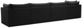Jacob Velvet Modular Sofa - Luxurious Contemporary Seating with Deep Channel Tufting & Easy Attachment