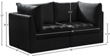 Jacob Velvet Modular Sofa - Luxurious Contemporary Seating with Deep Channel Tufting & Easy Attachment