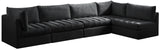 Jacob Modular Sectional Sofa - Luxurious Velvet, Deep Channel Tufting, Customizable Contemporary Design