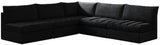 Jacob Modular Sectional Sofa - Luxurious Velvet, Deep Channel Tufting, Customizable Contemporary Design