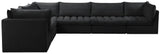 Jacob Modular Sectional Sofa - Luxurious Velvet, Deep Channel Tufting, Customizable Contemporary Design