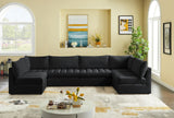 Jacob Modular Sectional Sofa - Luxurious Velvet, Deep Channel Tufting, Customizable Contemporary Design