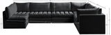 Jacob Modular Sectional Sofa - Luxurious Velvet, Deep Channel Tufting, Customizable Contemporary Design