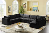 Jacob Modular Sectional Sofa - Luxurious Velvet, Deep Channel Tufting, Customizable Contemporary Design