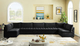 Jacob Modular Sectional Sofa - Luxurious Velvet, Deep Channel Tufting, Customizable Contemporary Design
