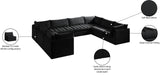 Jacob Modular Sectional Sofa - Luxurious Velvet, Deep Channel Tufting, Customizable Contemporary Design