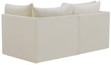 Jacob Velvet Modular Sofa - Luxurious Contemporary Seating with Deep Channel Tufting & Easy Attachment