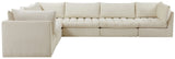 Jacob Velvet Modular Sectional Sofa - Luxurious Black Upholstery with Deep Channel Tufting Design