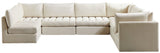 Jacob Velvet Modular Sectional Sofa - Luxurious Black Upholstery with Deep Channel Tufting Design