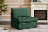 Jacob Modular Armless Chair - Luxurious Soft Upholstery, Deep Channel Tufting, Contemporary Design