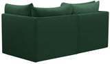 Jacob Velvet Modular Sofa - Luxurious Contemporary Seating with Deep Channel Tufting & Easy Attachment