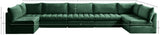 Jacob Velvet Modular Sectional Sofa - Luxurious Soft Black Upholstery with Contemporary Design
