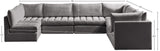 Jacob Velvet Modular Sectional - Luxurious Contemporary Seating with Endless Configuration Options
