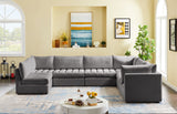 Jacob Velvet Modular Sectional - Luxurious Contemporary Seating with Endless Configuration Options