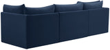 Jacob Velvet Modular Sofa - Luxurious Contemporary Seating with Deep Channel Tufting & Easy Attachment