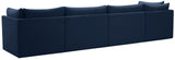 Jacob Velvet Modular Sofa - Luxurious Contemporary Seating with Deep Channel Tufting & Easy Attachment