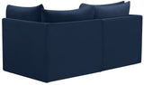 Jacob Velvet Modular Sofa - Luxurious Contemporary Seating with Deep Channel Tufting & Easy Attachment