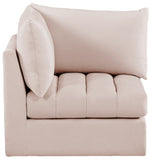 Jacob Modular Corner Chair - Luxurious Velvet Upholstery, Deep Channel Tufting, Contemporary Design