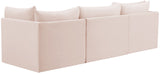Jacob Velvet Modular Sofa - Luxurious Contemporary Seating with Deep Channel Tufting & Easy Attachment