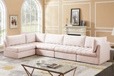 Jacob Velvet Modular Sectional Sofa - Luxurious Soft Black Upholstery with Customizable Configurations