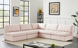 Jacob Velvet Modular Sectional Sofa - Luxurious Soft Black Upholstery with Customizable Configurations