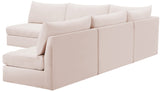 Jacob Velvet Modular Sectional Sofa - Luxurious Soft Black Upholstery with Customizable Configurations