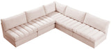 Jacob Velvet Modular Sectional Sofa - Luxurious Soft Black Upholstery with Customizable Configurations