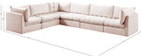 Jacob Velvet Modular Sectional Sofa - Luxurious Soft Black Upholstery with Customizable Configurations