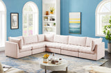 Jacob Velvet Modular Sectional Sofa - Luxurious Soft Black Upholstery with Customizable Configurations
