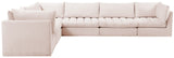 Jacob Velvet Modular Sectional Sofa - Luxurious Soft Black Upholstery with Customizable Configurations