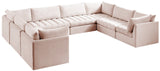 Jacob Velvet Modular Sectional Sofa - Luxurious Soft Black Upholstery with Customizable Configurations